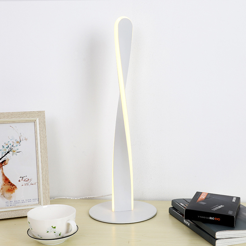 Elegant LED Desk Lamp with Dimmer Control Perfect Study or Sleeping Room Illumination