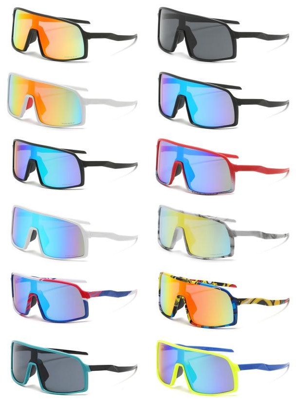 10PCS Colorful Glasses Trendy One-piece Sunglasses European American Outdoor Sports Eyewear Skiing Mountaineering Ultraviolet-proof Eyeglasses Y128
10PCS Colorful Glasses Trendy One-piece Sunglasses European American Outdoor Sports Eyewear Skiing Mountaineering Ultraviolet-proof Eyeglasses Y128