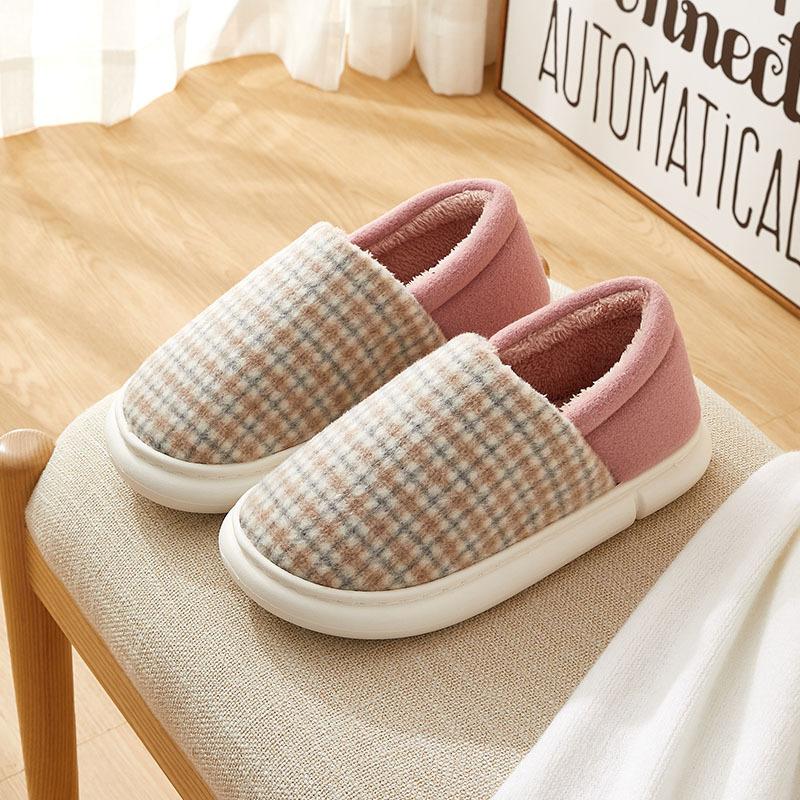 Slippers Home For Women Winter Striped Plaid Couple Cotton Shoes Ladies Casual Plush Anti-slip Thick Sole Platform Shoe, Green
Slippers Home For Women Winter Striped Plaid Couple Cotton Shoes Ladies Casual Plush Anti-slip Thick Sole Platform Shoe, Green