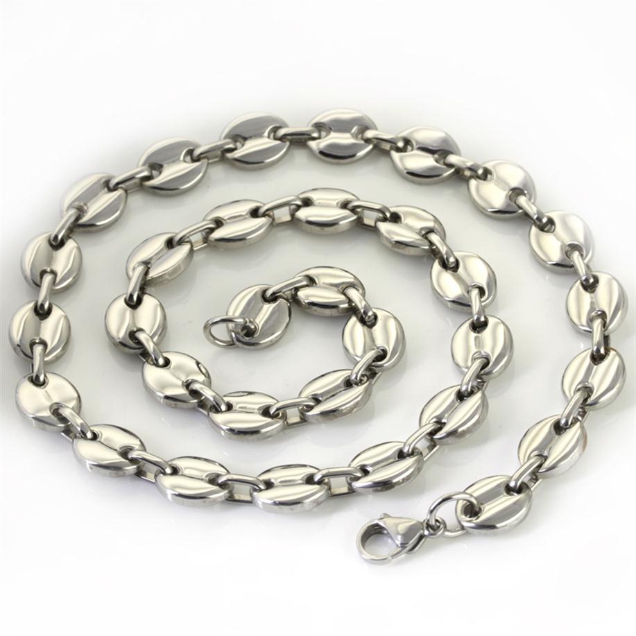 ship 18''-32'' choose the lenght stainless steel silver coffee beans necklace chain 9mm wide shiny for Wo259U
ship 18''-32'' choose the lenght stainless steel silver coffee beans necklace chain 9mm wide shiny for Wo259U
