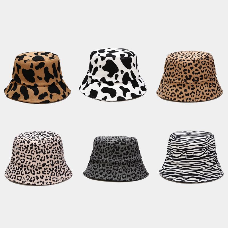 Berets Autumn Winter Woolen Felt Thick Bucket Hat Unisex Animal Cow Leopard Zabra Stripe Print Outdoor Sun Prevent Fishermen Caps
Berets Autumn Winter Woolen Felt Thick Bucket Hat Unisex Animal Cow Leopard Zabra Stripe Print Outdoor Sun Prevent Fishermen Caps