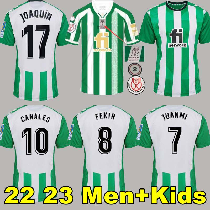 21 22 23 real Betis Men soccer Jerseys JOAQUIN B.Iglesias football shirt Juanmi CANALES Fekir 2022 2023 special football shirts copa DEL rey FINAL champions, 22 23 hone +lfp
21 22 23 real Betis Men soccer Jerseys JOAQUIN B.Iglesias football shirt Juanmi CANALES Fekir 2022 2023 special football shirts copa DEL rey FINAL champions, 22 23 hone +lfp