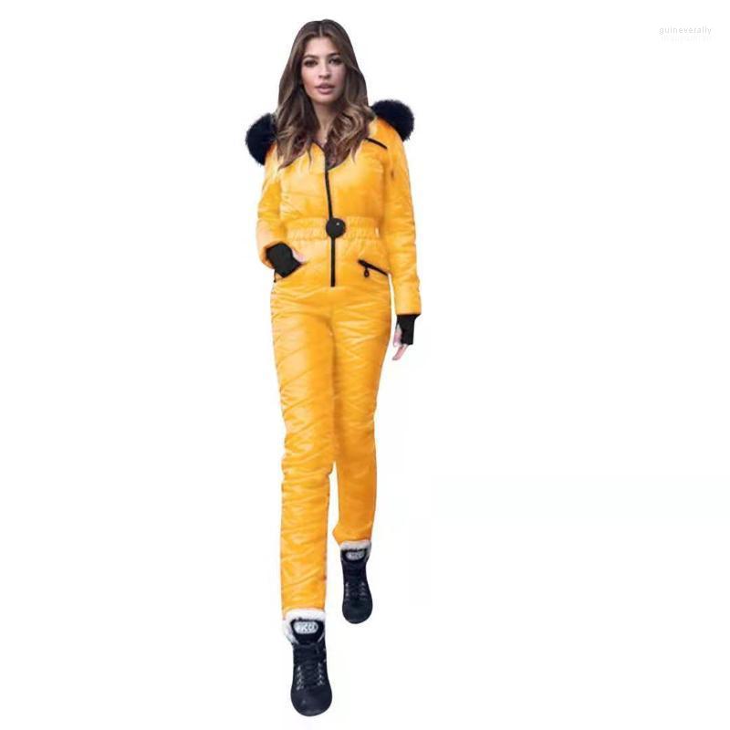 Women's Down & Parkas Women Fashionable Hooded Solid Color Outdoor Sports Zipper Jumpsuit Ski Suit Guin22, Yellow
Women's Down & Parkas Women Fashionable Hooded Solid Color Outdoor Sports Zipper Jumpsuit Ski Suit Guin22, Yellow