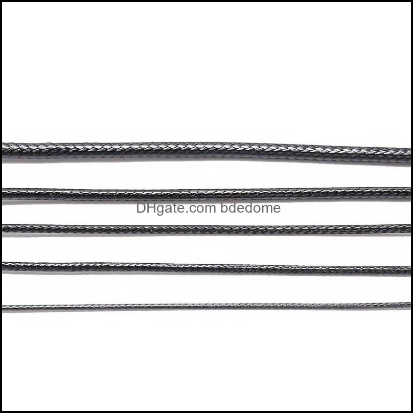 Cord Wire 10M/Lot Dia 0.5Mm-2Mm Black Waxed Cotton Thread String Strap Necklace Rope For Jewelry Making Supp Bdedome Dh0X8
Cord Wire 10M/Lot Dia 0.5Mm-2Mm Black Waxed Cotton Thread String Strap Necklace Rope For Jewelry Making Supp Bdedome Dh0X8