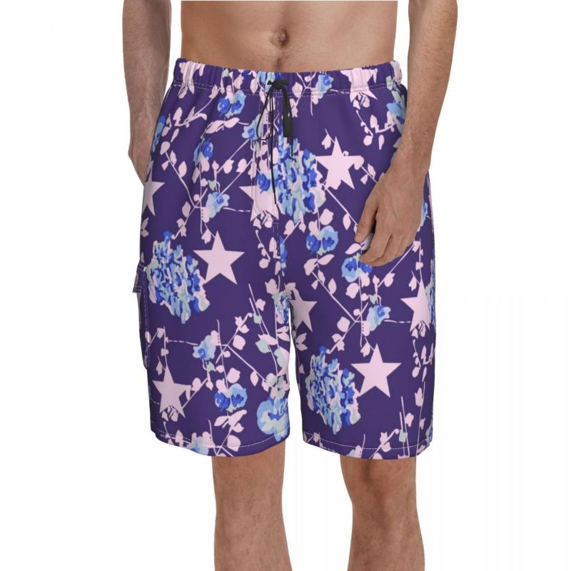 Men' Shorts Blue Flower Print Board Pink Stars Man Funny Beach Short Pants Customs Large Size Swimming Trunks, 18
Men' Shorts Blue Flower Print Board Pink Stars Man Funny Beach Short Pants Customs Large Size Swimming Trunks, 18