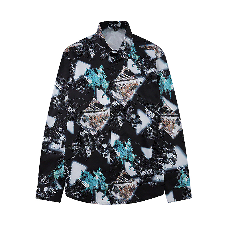 Luxury Designers Dress Shirt Menswear Society Black Men Solid Color Business Casual Mens Long Sleeve M-3XL
Luxury Designers Dress Shirt Menswear Society Black Men Solid Color Business Casual Mens Long Sleeve M-3XL