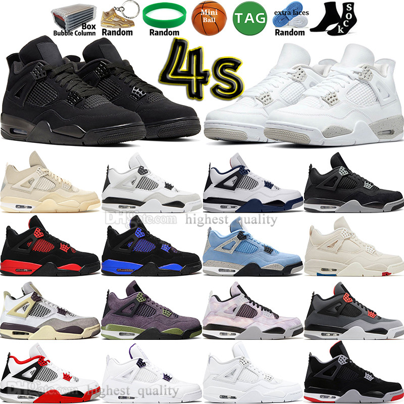 Sail Military Black Cat White Oreo 4 4s Mens Basketball Shoes University Blue Thunder Fire Red Blank Taupe Haze Bred Purple Metallic Men Sport Women Sneakers Trainers, 34
Sail Military Black Cat White Oreo 4 4s Mens Basketball Shoes University Blue Thunder Fire Red Blank Taupe Haze Bred Purple Metallic Men Sport Women Sneakers Trainers, 34