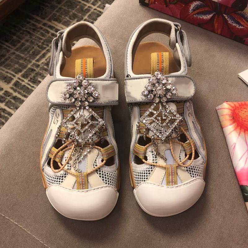 Sandals Closed Round Toe Women Casual Shoes Flat Summer Unsix Men's Fashion Air Mesh Hook Loop Female, White
Sandals Closed Round Toe Women Casual Shoes Flat Summer Unsix Men's Fashion Air Mesh Hook Loop Female, White