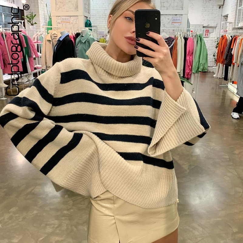 Fall Winter Knitted Casual Pullovers Sweaters for Women Tops Sweaters Striped Long Sleeve Turtleneck Top Oversized, Black
Fall Winter Knitted Casual Pullovers Sweaters for Women Tops Sweaters Striped Long Sleeve Turtleneck Top Oversized, Black