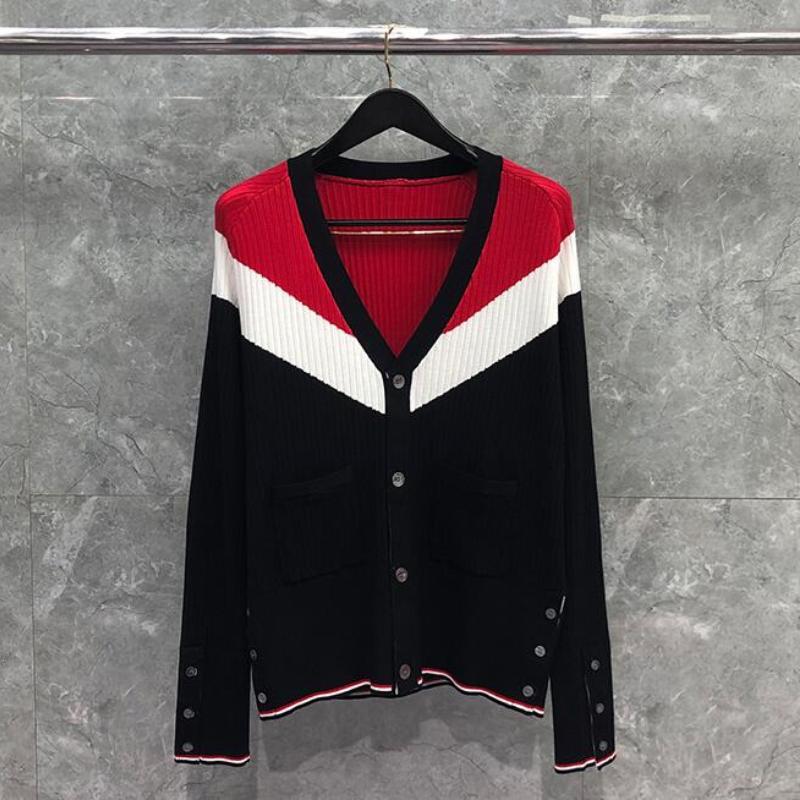 Men's Sweaters Fashion Men Slim Fit V-Neck Cardigans Clothing Patchwork Cotton Wool Spring And Autumn Casual CoatMen's, Blue
Men's Sweaters Fashion Men Slim Fit V-Neck Cardigans Clothing Patchwork Cotton Wool Spring And Autumn Casual CoatMen's, Blue