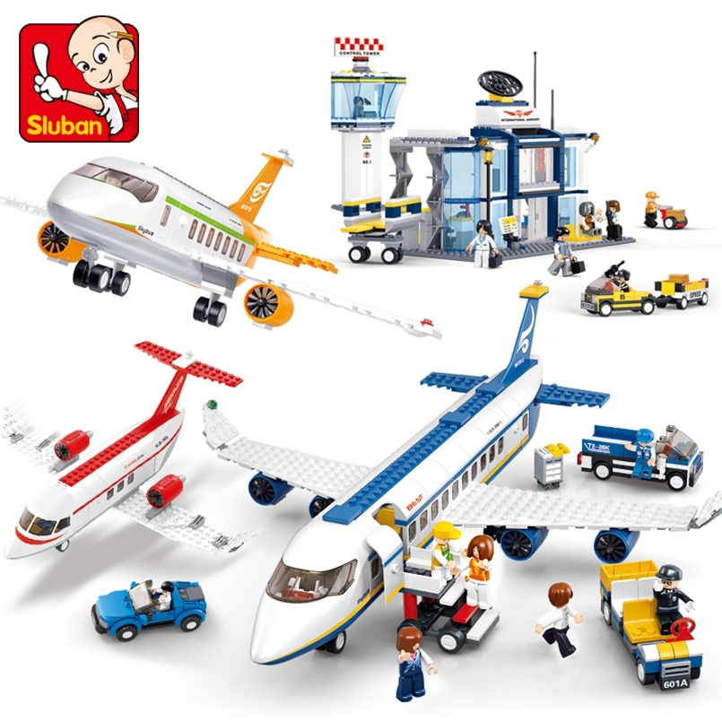 Sluban City Plane Series International Airport Airbus Aircraft Airplane Sets Dolls DIY Model Building Blocks Toys for Kids Gifts 220715
Sluban City Plane Series International Airport Airbus Aircraft Airplane Sets Dolls DIY Model Building Blocks Toys for Kids Gifts 220715