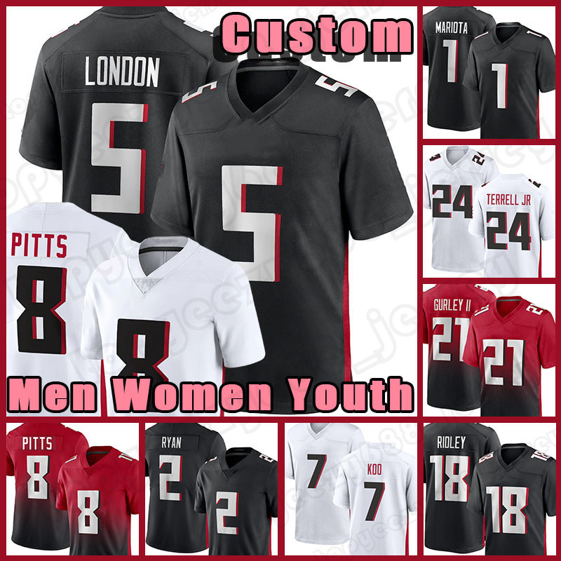 5 Drake London Custom Kyle Pitts Football Jersey Marcus Mariota Younghoe Koo Cordarrelle Patterson Falcon Matt Ryan A.J. Terrell Jr Desmond Ridder Ridley Julio Jones, Custom youth (liey)
5 Drake London Custom Kyle Pitts Football Jersey Marcus Mariota Younghoe Koo Cordarrelle Patterson Falcon Matt Ryan A.J. Terrell Jr Desmond Ridder Ridley Julio Jones, Custom youth (liey)