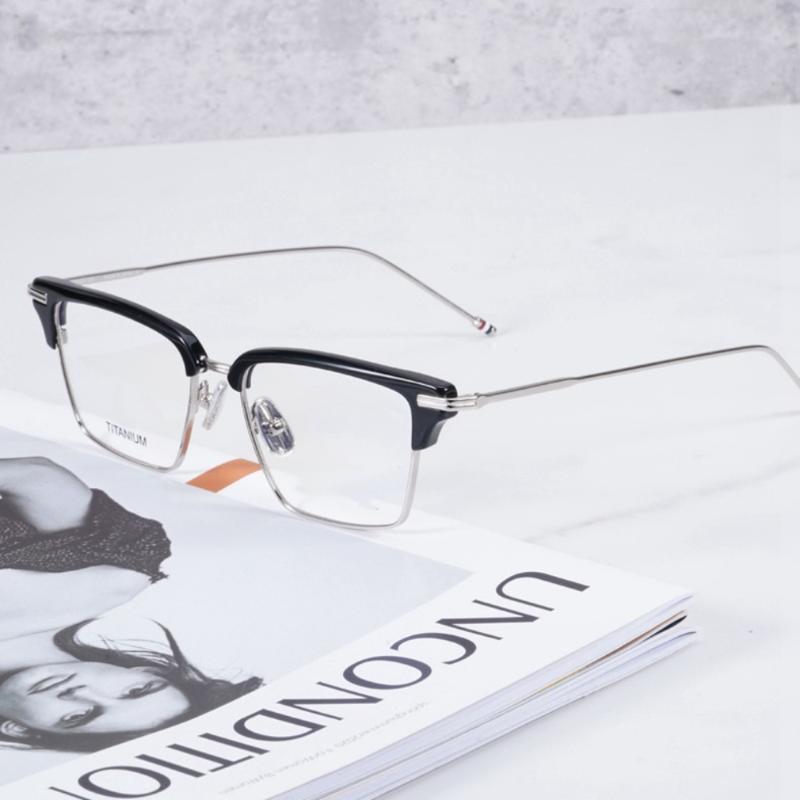 Fashion Sunglasses Frames Thom Square Titanium Glasses Frame Men And Women Eyeglasses Ultra Lightweight Prescription Retro TBX422
Fashion Sunglasses Frames Thom Square Titanium Glasses Frame Men And Women Eyeglasses Ultra Lightweight Prescription Retro TBX422