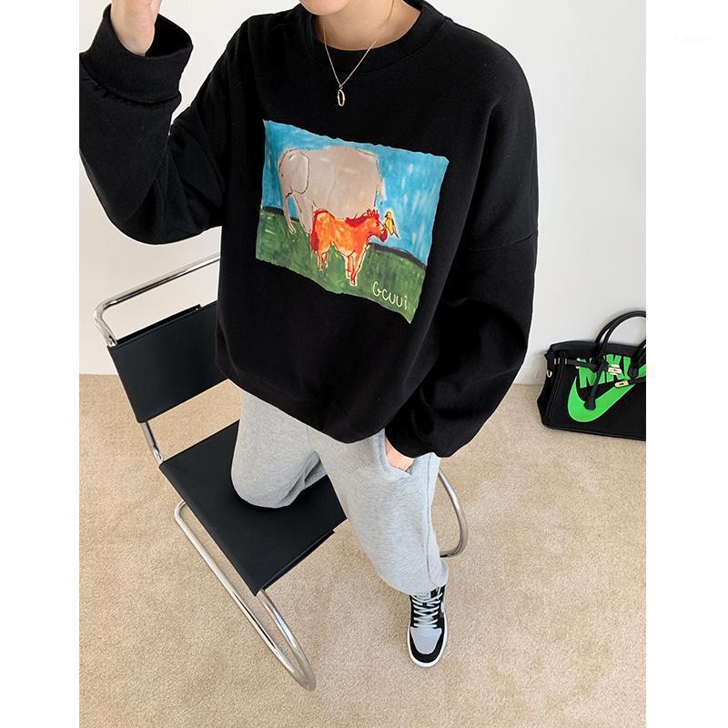 Tops Crewneck Sweatshirt Korean Clothes Women Autumn 2022 Graphic Pullover Hoodie Casual Women' Hoodies & Sweatshirts, Black
Tops Crewneck Sweatshirt Korean Clothes Women Autumn 2022 Graphic Pullover Hoodie Casual Women' Hoodies & Sweatshirts, Black