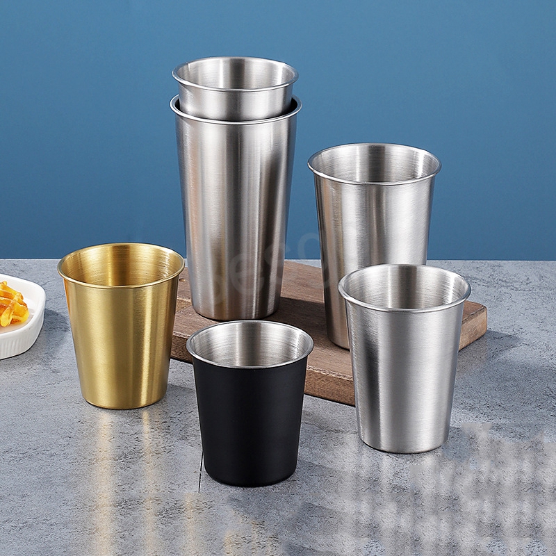 Stainless Steel Beer Cup Coffee Cold Drink Tumblers Milk Cola Tumbler Bar Party Wine Cups Decoration Mug Kitchen Drinkware BH6447 WLY, As picture show
Stainless Steel Beer Cup Coffee Cold Drink Tumblers Milk Cola Tumbler Bar Party Wine Cups Decoration Mug Kitchen Drinkware BH6447 WLY, As picture show