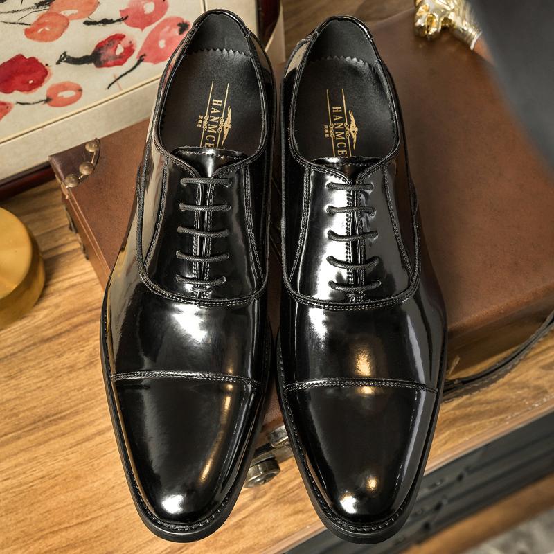 Dress Shoes Black Polish For Men Handmade Luxury Designer Man Classic Vintage Flat Lace Up Patent Leather Soical OxfordsDress
Dress Shoes Black Polish For Men Handmade Luxury Designer Man Classic Vintage Flat Lace Up Patent Leather Soical OxfordsDress