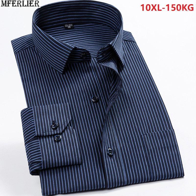 Autumn Men Striped Father Shirt Large Size Long Sleeve 8XL 9XL 10XL Man Dress Oversize Business Smart Casual Cotton Shirts Men's, Picture color
Autumn Men Striped Father Shirt Large Size Long Sleeve 8XL 9XL 10XL Man Dress Oversize Business Smart Casual Cotton Shirts Men's, Picture color