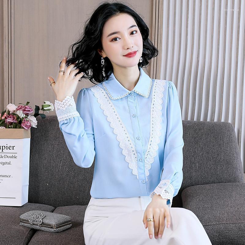 Women' Blouses & Shirts Chikichi 2022 Spring Korean Fashion Womens Clothing Slimming Bottoming Shirt Trendy Lace Long-sleeved BlouseWomen, Sky blue
Women' Blouses & Shirts Chikichi 2022 Spring Korean Fashion Womens Clothing Slimming Bottoming Shirt Trendy Lace Long-sleeved BlouseWomen, Sky blue