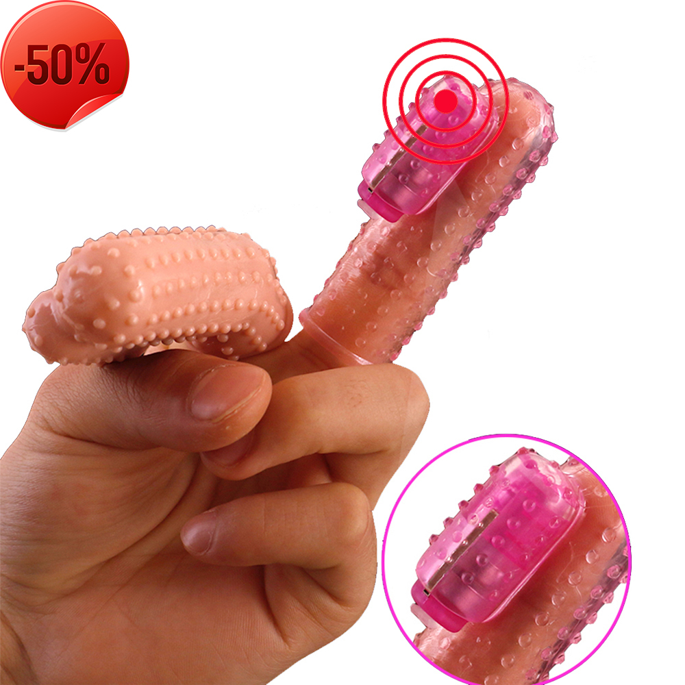 Vibrating Clitoris Stimulator Finger Sleeve Pussy Massager Vulva Stimulate Clit Vibrator Sex Toys for Women Masturbator Sex shop for couples
