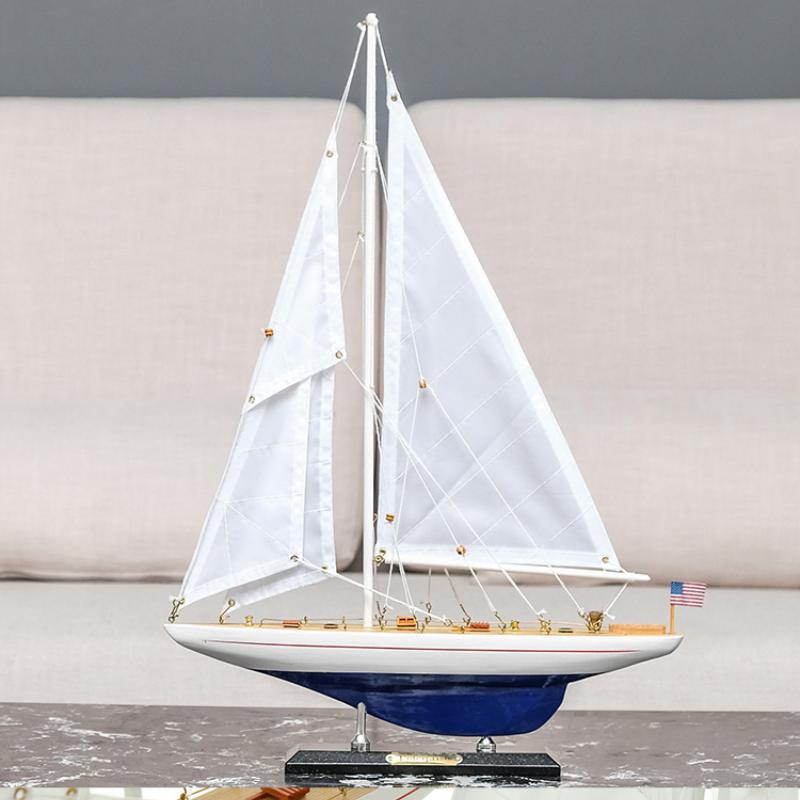Decorative Objects & Figurines Smooth Sailing Simulation Single Sailboat Model Porch Wooden Crafts Creative Home Desktop Business Decoration
Decorative Objects & Figurines Smooth Sailing Simulation Single Sailboat Model Porch Wooden Crafts Creative Home Desktop Business Decoration