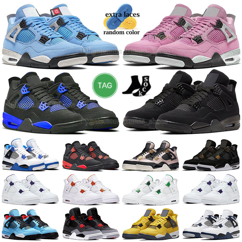 OG 4s Black Cat Mens Shoes Designer Womens Sneakers Jumpman 4 University Blue Light Pink Seafoam Military Black Cats Red Thunder Pine Green White Pure Money Sneakers, A01 white black
OG 4s Black Cat Mens Shoes Designer Womens Sneakers Jumpman 4 University Blue Light Pink Seafoam Military Black Cats Red Thunder Pine Green White Pure Money Sneakers, A01 white black
