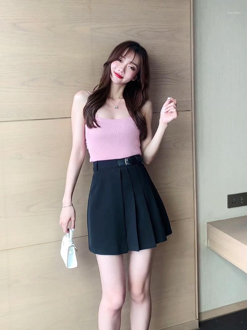 Skirts Summer High Waist Pleated Skirt Half-length Female Irregular Thin A-line Short Bag Hip Spring 2022, Black
Skirts Summer High Waist Pleated Skirt Half-length Female Irregular Thin A-line Short Bag Hip Spring 2022, Black