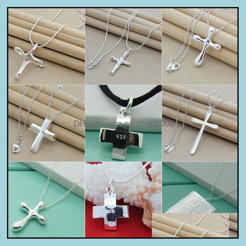 Pendant Necklaces Pendants Jewelry Cross Sier Chain For Women Girl Party Gift Fashion Wholesale - Drop Delivery 2021 Fm0
Pendant Necklaces Pendants Jewelry Cross Sier Chain For Women Girl Party Gift Fashion Wholesale - Drop Delivery 2021 Fm0