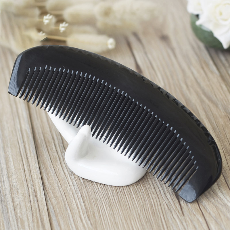Horn Comb Hair Care Wide Tooth Pettine No Knot Scalp Massage Comb