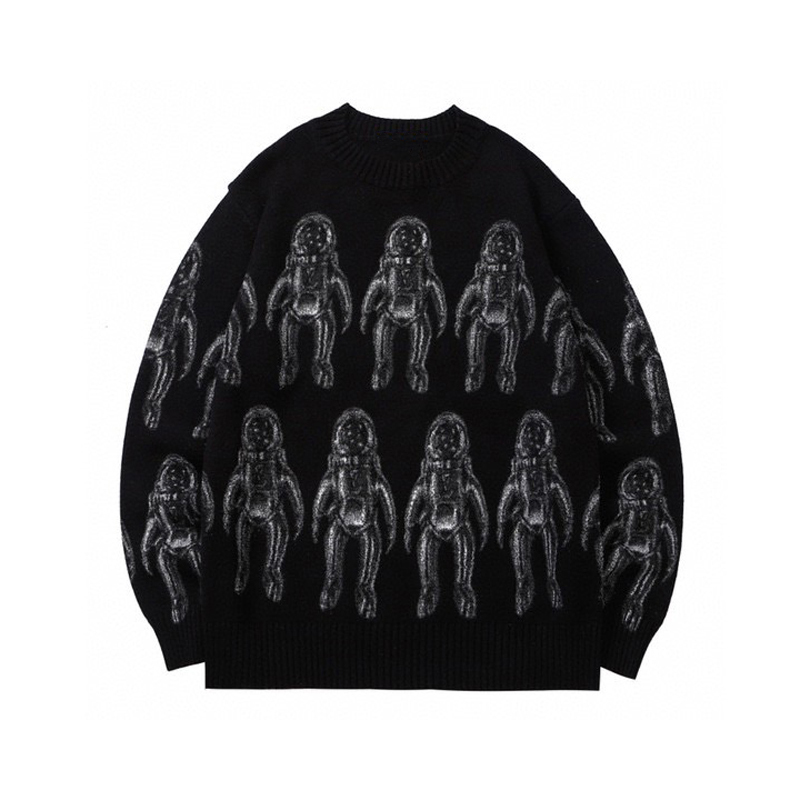 21SS M0N0GRAM Astronaut Knitting Sweater Black Man Women Fashion Coat Highstreet FZMY042
21SS M0N0GRAM Astronaut Knitting Sweater Black Man Women Fashion Coat Highstreet FZMY042