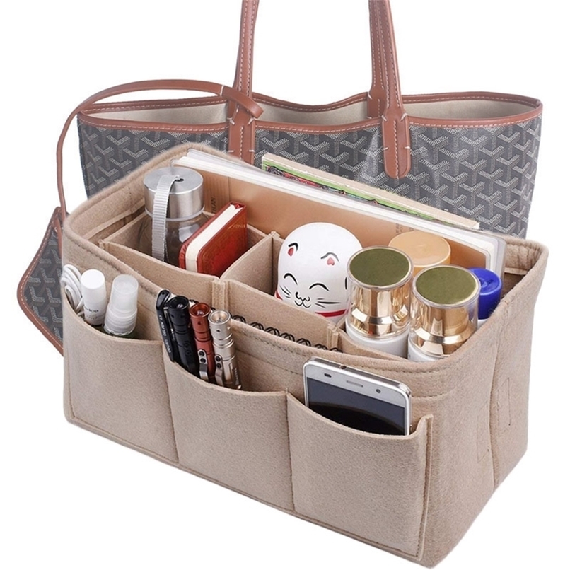 Fashion Women Bag Cosmetic Bags And Make up Organizer Felt Insert Bag For Handbag Felt Cloth Inner Bag Fits Various Brand Bags 220615
Fashion Women Bag Cosmetic Bags And Make up Organizer Felt Insert Bag For Handbag Felt Cloth Inner Bag Fits Various Brand Bags 220615