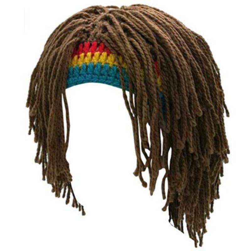 Beanie/Skull Caps Rasta Wig Beanie For Men Handmade Crochet Winter Warm Hat Gorros Halloween Holiday Birthday Gifts Funny Party Balaclava, Black
Beanie/Skull Caps Rasta Wig Beanie For Men Handmade Crochet Winter Warm Hat Gorros Halloween Holiday Birthday Gifts Funny Party Balaclava, Black