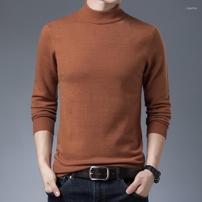 Men's Sweaters Mock Neck Men Sweater Knitted Half Turtleneck Pullover Slim Fit Warm Knitting Mens Solid Color Casual Pullovers ManMen's Olga, Black
Men's Sweaters Mock Neck Men Sweater Knitted Half Turtleneck Pullover Slim Fit Warm Knitting Mens Solid Color Casual Pullovers ManMen's Olga, Black