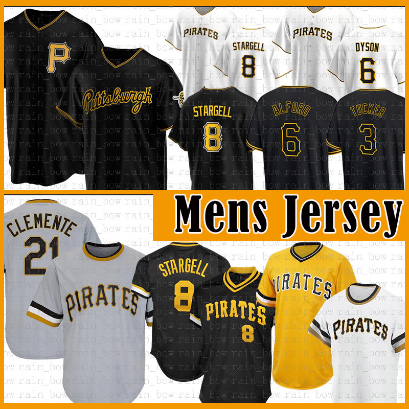 

Willie Stargell Pittsburgh Roberto Clemente Pirates Baseball Jersey Anthony Alford Cole Tucker Roberto Pérez Ben Gamel Michael Chavis Greg Allen Hayes Reynolds, Mens(haidao)