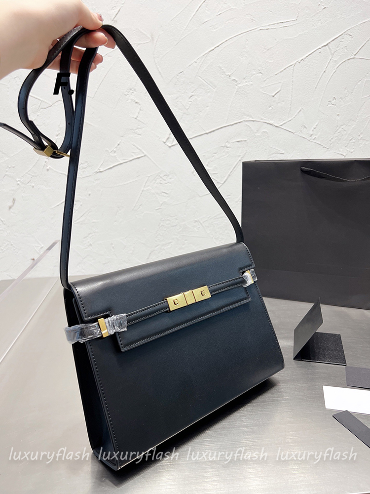 GM Designer Women Shoulder Bags Tote Fashion Manhattan Crocodile Pattern Leather Leather Bag High Quality Handbags Classic Style 29cm