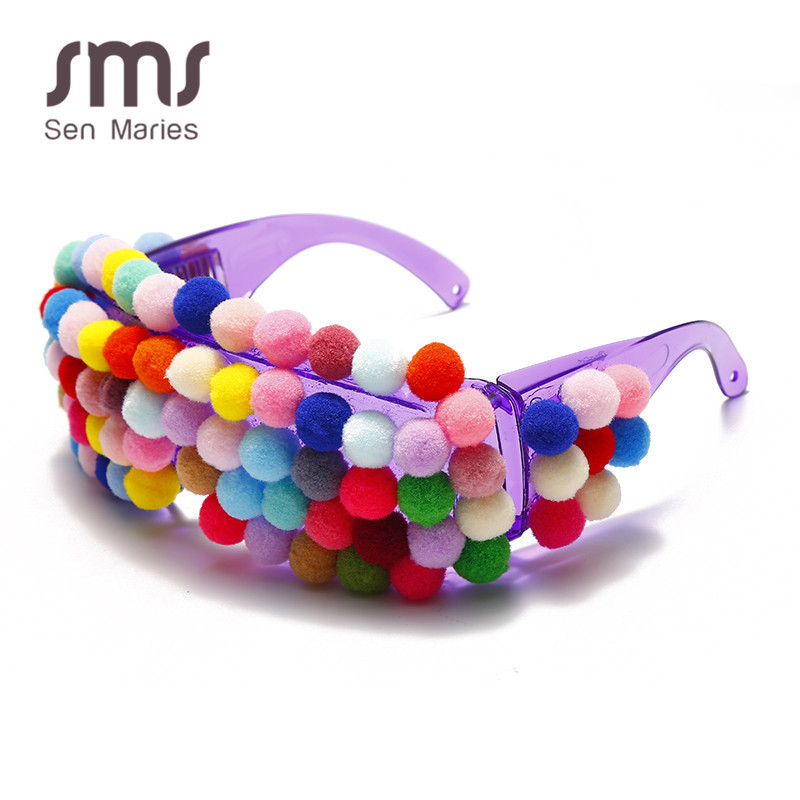 Sunglasses Winter Ladies Romantic Pompon Ball Punk Glasses Women Luxury Fashion Oversiz 220826
Sunglasses Winter Ladies Romantic Pompon Ball Punk Glasses Women Luxury Fashion Oversiz 220826