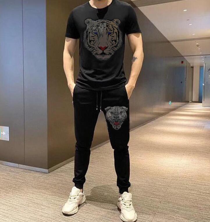 Men's Tracksuits Summer Fashion Rhinestone Design Leisure Brand Men's Set Tracksuit Sportswear Track Suits Male Sweatsuit 2 Piece SetMen, Color as shown
Men's Tracksuits Summer Fashion Rhinestone Design Leisure Brand Men's Set Tracksuit Sportswear Track Suits Male Sweatsuit 2 Piece SetMen, Color as shown