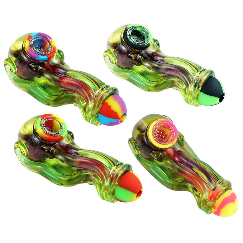 4.9'' Creative Resin Pipe Silicone Pipes Squid Silica Gel Small Tobacco Tool Different Color
4.9'' Creative Resin Pipe Silicone Pipes Squid Silica Gel Small Tobacco Tool Different Color