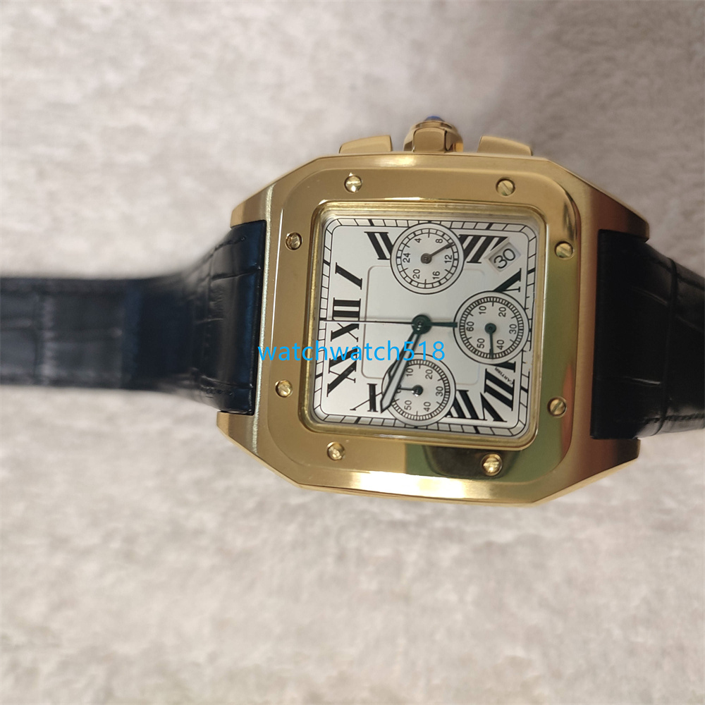 GW Factory 42mm W20090X8 White Dial Men's Watch Automatic Mechanical Black Lether Strap Wristwatch Elegant AAA+ Quality Montre De Luxe
GW Factory 42mm W20090X8 White Dial Men's Watch Automatic Mechanical Black Lether Strap Wristwatch Elegant AAA+ Quality Montre De Luxe