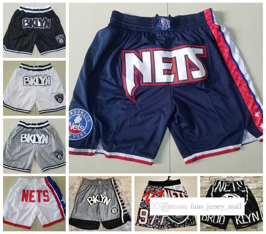 Brooklyn''Nets''Men Basketball Shorts JUST DON Stitched Mitchell and Ness With Pocket Zipper Sweatpants Mesh Retro Sport PANTS -2XL Short 
Brooklyn''Nets''Men Basketball Shorts JUST DON Stitched Mitchell and Ness With Pocket Zipper Sweatpants Mesh Retro Sport PANTS -2XL Short