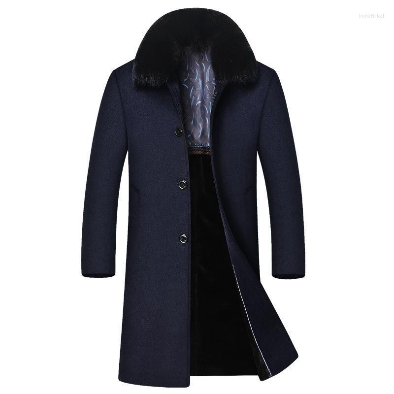 Men's Wool & Blends Woolen Coat Mid-length Blended Jacket Winter High-end Plus Velvet Thick Fur Collar Man Business Formal Long Tops Kend22, Gray
Men's Wool & Blends Woolen Coat Mid-length Blended Jacket Winter High-end Plus Velvet Thick Fur Collar Man Business Formal Long Tops Kend22, Gray