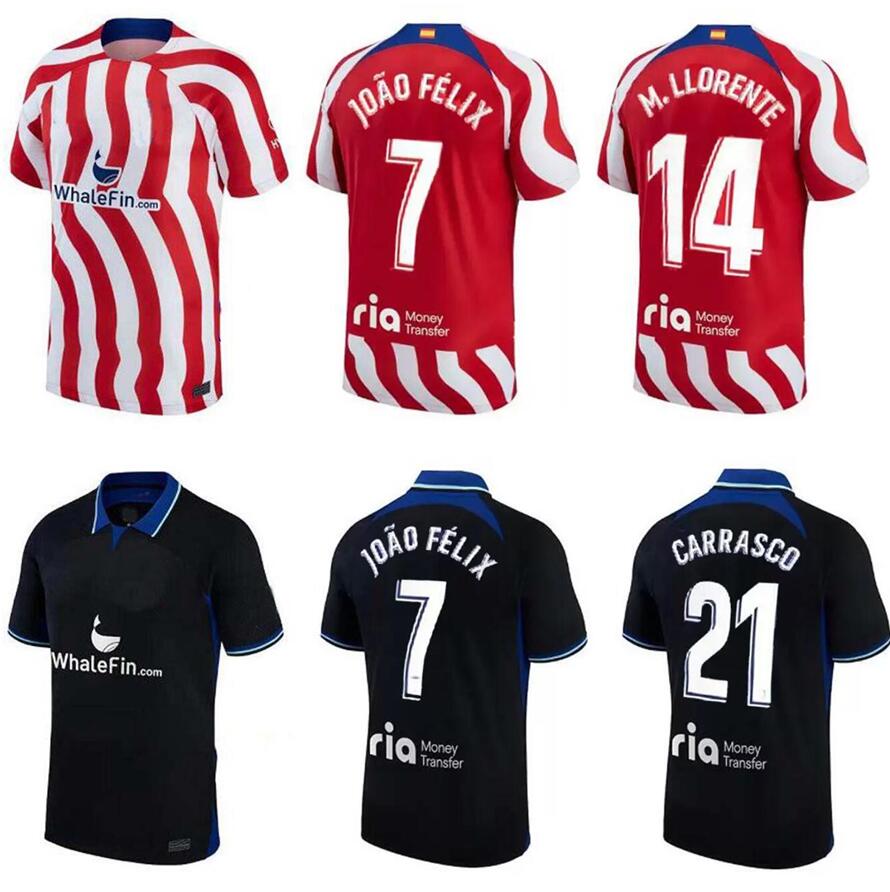 soccer jerseys 22 23 JOAO FELIX 2022 2023 M. LLORENTE Correa camiseta football shirts uniforms home away kids kit GRIEZMANN R. DE PAUL Cunha CARRASCO Atletico MadridS, Red
soccer jerseys 22 23 JOAO FELIX 2022 2023 M. LLORENTE Correa camiseta football shirts uniforms home away kids kit GRIEZMANN R. DE PAUL Cunha CARRASCO Atletico MadridS, Red