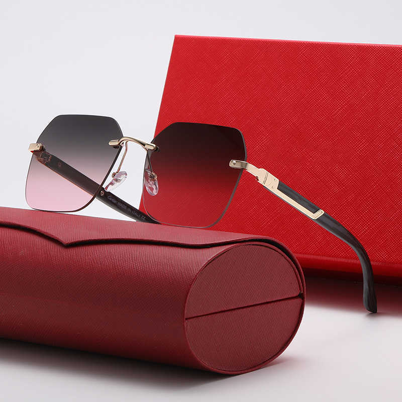 Luxury Designer Sport Sunglasses lovers Unisex Buffalo Horn Glasses Men Women Rimless Sun Glasses Silver Gold Metal Frame Eyewear Lunettes 25485
Luxury Designer Sport Sunglasses lovers Unisex Buffalo Horn Glasses Men Women Rimless Sun Glasses Silver Gold Metal Frame Eyewear Lunettes 25485