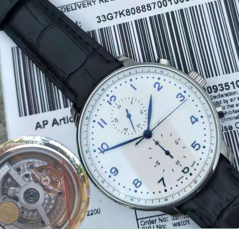 371465 pilot Upgrade version Sport Watches White Dial Transparent bottom cover Automatic mechanical Mens Watch Stainless Case Leather Strap, Box 1 
371465 pilot Upgrade version Sport Watches White Dial Transparent bottom cover Automatic mechanical Mens Watch Stainless Case Leather Strap, Box 1