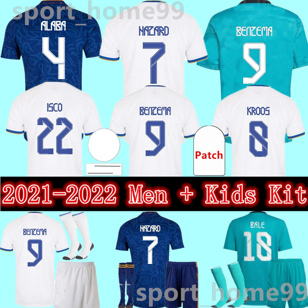 New 21/22 ALABA Camisetas de Soccer Jerseys HAZARD BENZEMA MODRIC ASENSIO VALVERDE Home Jersey 2021 2022 Away adult Men + Kids kit uniform 3rd CAMAVINGA Football Shirt, Colour 12
New 21/22 ALABA Camisetas de Soccer Jerseys HAZARD BENZEMA MODRIC ASENSIO VALVERDE Home Jersey 2021 2022 Away adult Men + Kids kit uniform 3rd CAMAVINGA Football Shirt, Colour 12