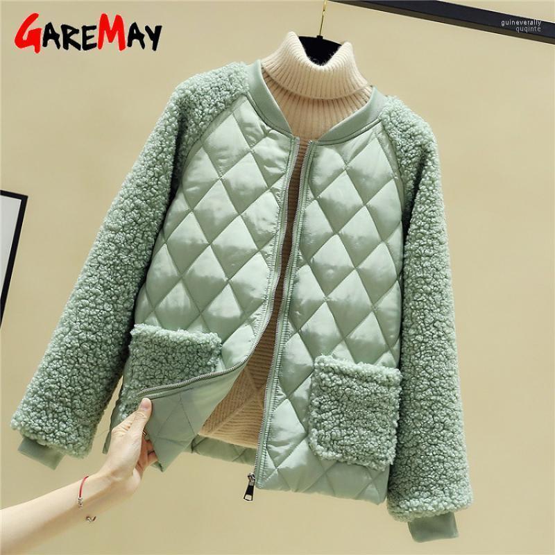 Women's Down & Parkas 2022 Winter Jacket Short Korean Version Loose Lamb Wool Cotton Women Coat Stand-up Collar Fashion Plaid Guin22, Green
Women's Down & Parkas 2022 Winter Jacket Short Korean Version Loose Lamb Wool Cotton Women Coat Stand-up Collar Fashion Plaid Guin22, Green