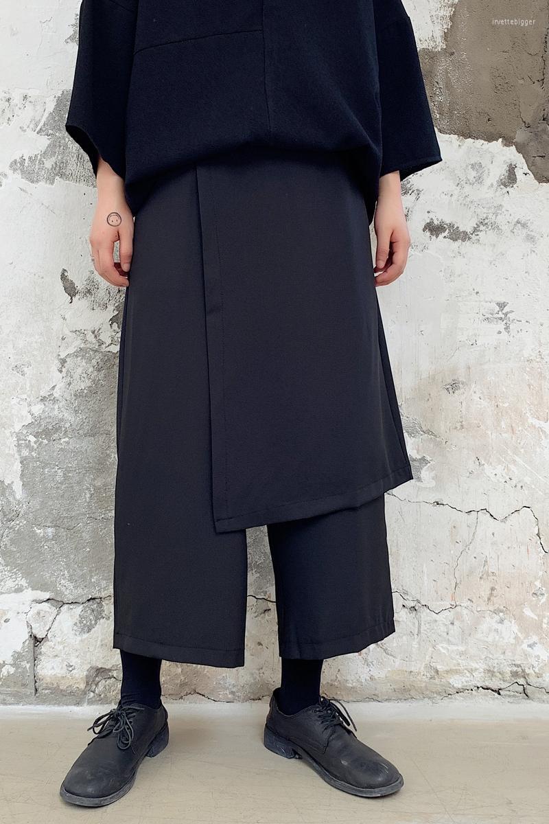 Men's Pants Men's Black Trousers Simple Leisure Spring And Summer Split Wide Leg Splicing Casual Loose Skirt MenMen's
Men's Pants Men's Black Trousers Simple Leisure Spring And Summer Split Wide Leg Splicing Casual Loose Skirt MenMen's