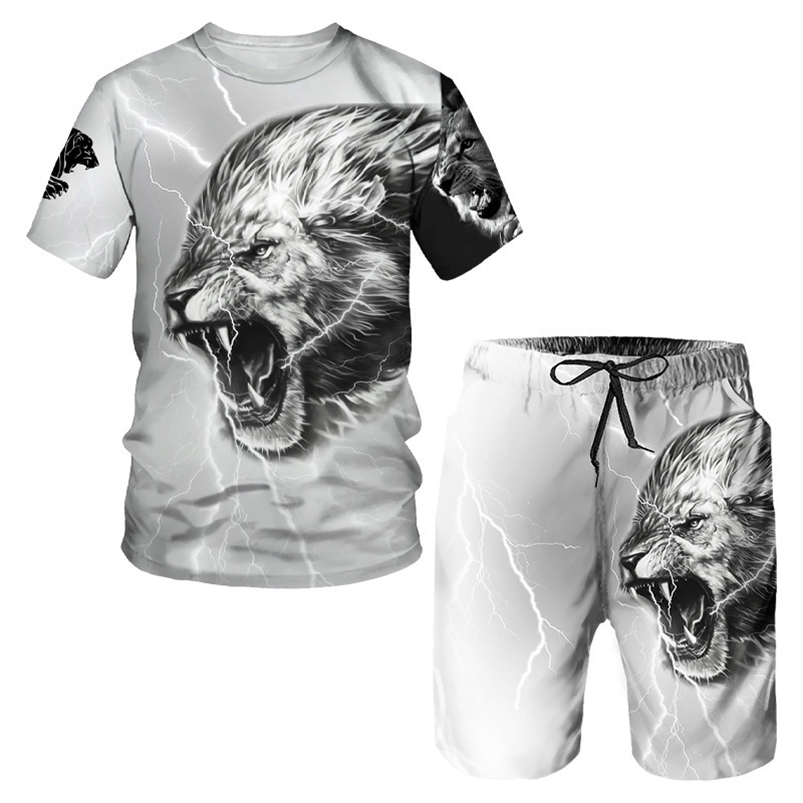Cool Animal 3D Lion Printed Mens Tshirts Shorts Casual O Neck Tops Men s Tracksuits 2pc Set Man Summer And Autumm Sport Suit 220615, Tee-a
Cool Animal 3D Lion Printed Mens Tshirts Shorts Casual O Neck Tops Men s Tracksuits 2pc Set Man Summer And Autumm Sport Suit 220615, Tee-a