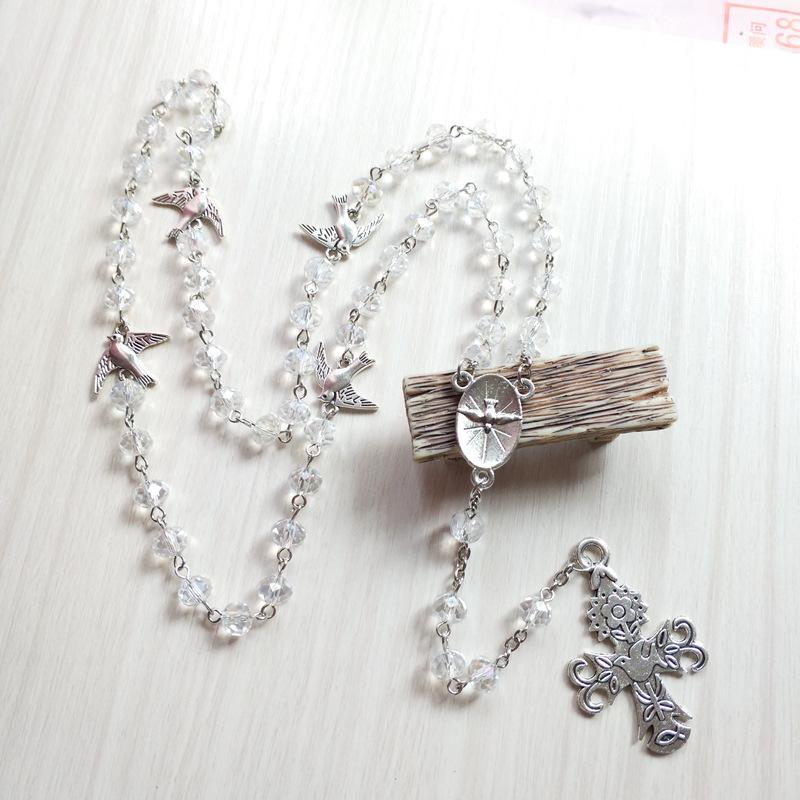 Pendant Necklaces Metal Bird Cross Long Necklace White Crystal Religious JewelryPendant
Pendant Necklaces Metal Bird Cross Long Necklace White Crystal Religious JewelryPendant