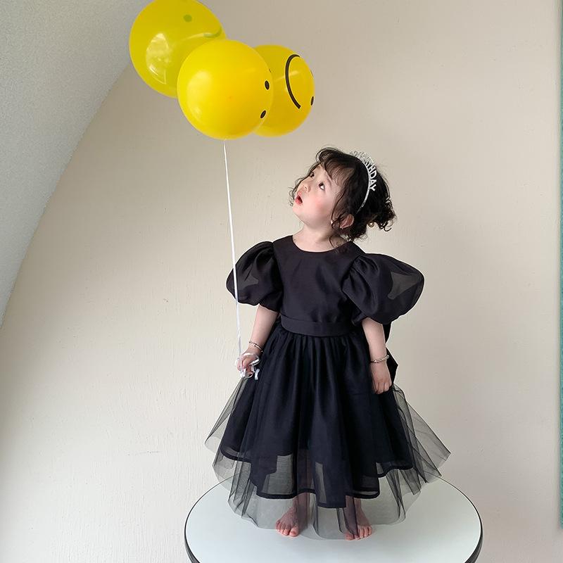 Girl's Dresses Noble Princess Dress 2022 Baby Girls Casual Cute Bowknot Kids Puff Sleeve Lace Edge SkirtGirl's, Black
Girl's Dresses Noble Princess Dress 2022 Baby Girls Casual Cute Bowknot Kids Puff Sleeve Lace Edge SkirtGirl's, Black