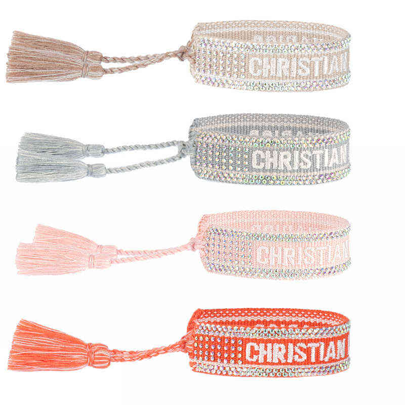 Woven Friendship Bracelet Women Handmade Beads Rope s Rhinestone Embroidery Braided Jewelry
Woven Friendship Bracelet Women Handmade Beads Rope s Rhinestone Embroidery Braided Jewelry